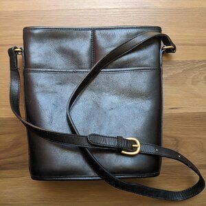 Vintage Coach Black Bucket Shoulder Bag